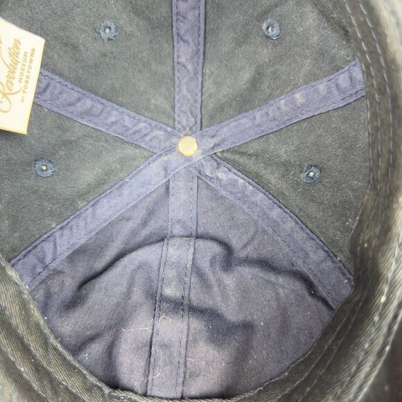 American Revolution Strapback Hat Navy Blue 1776 Flag Patch Yorktown Embroidery - Picture 13 of 14